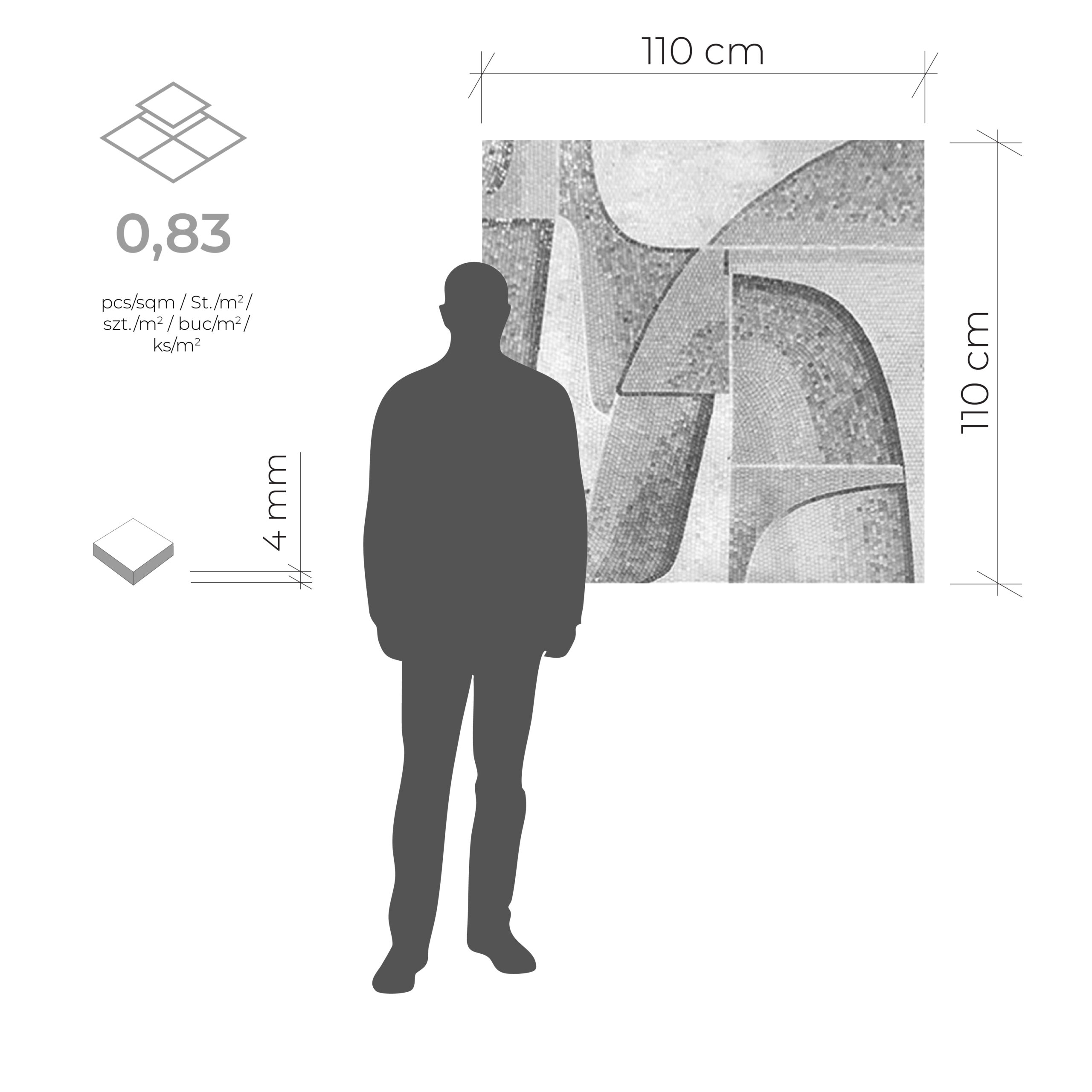 Moderna – 110×110 cm