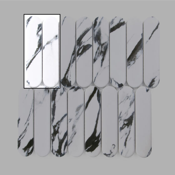 Mostra Pills Arabescato Black matt