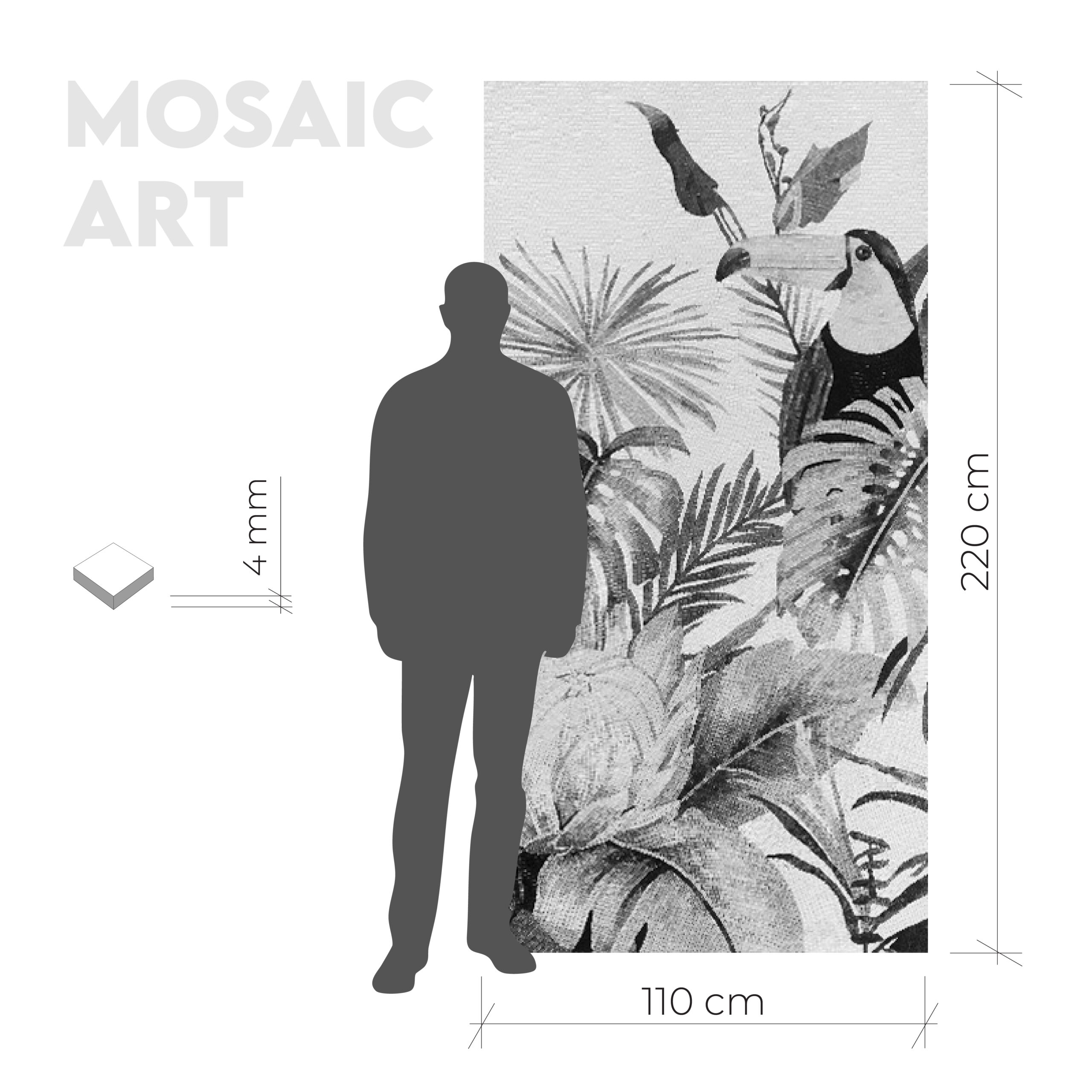 Toucan – 110×220 cm