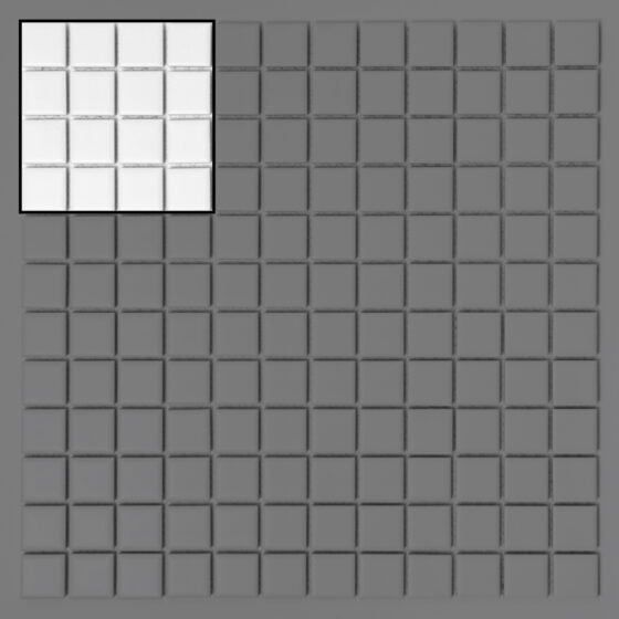 Mostra Pixello White matt